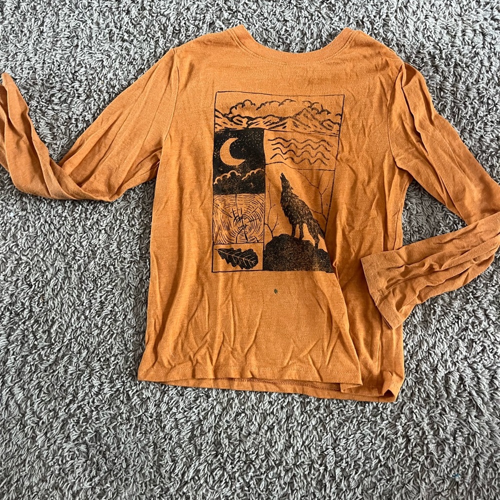 Kids Cat & Jack Vibrant Orange Shirt